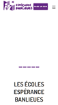 Mobile Screenshot of esperancebanlieues.org